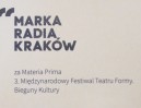 Marka Radia Kraków dla Festiwalu Materia Prima